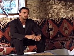 Gorgeous French babes enjoying hard fuck in hot foursome