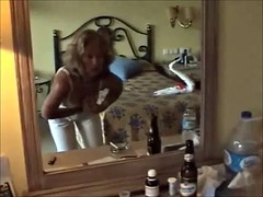 mOOnshine's wife getting ready for dining out