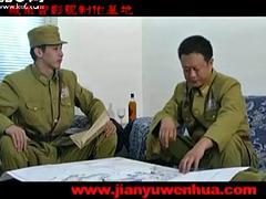 Asiático, Chica, Amarrada, Chino, Pies