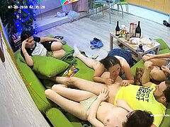 素人, フェラチオ, ヨーロピアン, ドイツ人, 自家製, キス, パーティ, フェラする