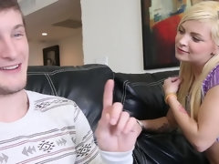 Enthousiasteling, Blond, Pijpbeurt, Vriendje, Hondjeshouding, Sperma in gezicht, Hardcore, Huisgemaakt