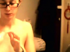 Jenny srip on cam