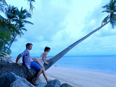 Amateur, Playa, Culo grande, Tetas grandes, Morena, Tetona, Al aire libre, Público