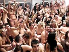 Blasen, Braunhaarige, Hundestellung, Handjob, Natürlichen titten, Orgie, Tätowierung, Jungendliche (18+)