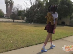 美人, フェラチオ, 顔面騎乗, 顔射, 小柄, オマンコ, ティーン, 濡れ