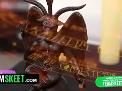 Dwerg, Ruw, Mager, Kousen, Taboe, Tiener, Trio, Tieten likken