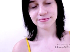 18 jahre, Leie, In den arsch, Vorstellungsgespräch, Blasen, Besamung, Realität, Schulmädchen