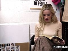 素人, ブロンド, フェラチオ, 浮気者, ハードコア, 淫乱熟女, オフィス, スパイ