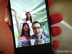 お尻, 叔母, フェラチオ, 茶髪の, Hd, 小柄, ティーン, 叔父