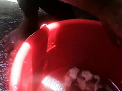 18 jaar, Kont, Stel, Hd, Indisch, Naakt, Buiten, Vrouw