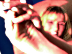 Blondine, Blasen, Stiefel, Füsse, Fußfetisch, Absätze, Solo