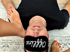 Amateur, Couple, Européenne, Pieds, Fétiche, Massage, Polonais, Adolescente