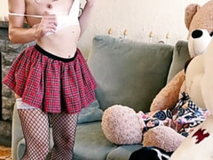 18, 茶髪の, 女, フェティッシュ, イタリア人, 一人, ティーン, おもちゃ