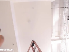 デカ尻, デカパイ, ぽちゃ, 手コキする, 熟年, 自然山雀, パイ刷り, オッパイの