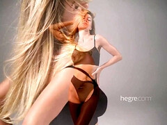 Darina L - Young Flexible Blonde Ukrainian Beauty - Big natural tits