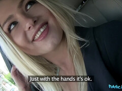 素人, フェラチオ, 車, 浮気者, アウトドア, 公共