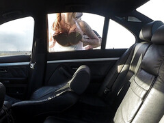 Grosser schwanz, Blasen, Auto, Betrug, Fingern, Im freien, Polizei, Muschi