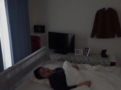 アジア人, 美女, イく瞬間, 毛深い, ハードコア, オマンコ, 三人, オッパイの