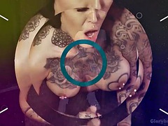 Hot Big Busty Blonde Sucking Juicy Dicks At The Gloryhole