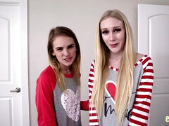 18 años, Chica, Rubia, Mamada, Club, Sexo duro, Adolescente, Trio