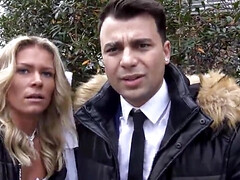 Blondine, Gehörnter ehemann, Tschechisch, Europäisch, Ehemann, Pov, Rau, Ehefrau