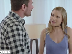 美女, ブロンド, チン, 顔射, ハードコア, ポルノスター, 馬乗り, ティーン