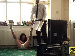 Sadomasochismus, Fesselspiele, Kehlenfick, Fetisch, Hd, Arsch lecken, Schreiend, Gefesselt