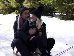 18, デカパイ, ブロンド, 巨乳な, 爸, オマンコ, 剃毛, ティーン