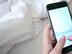 Anna Smalls gives Chad a sloppy blowjob