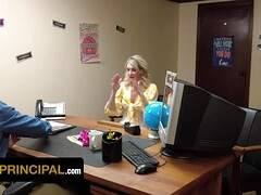 Big Titted Step Mom Gigi Dior Bends Over The Teachers Desk To Save Her Step Son