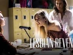 Culo grande, Tetas grandes, Besar, Lesbiana, Masturbación, Coño, Pelirrojo, Estriptis