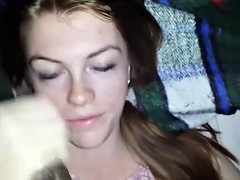 Amateur, Grosse bite, Sucer une bite, Tir de sperme, Faciale