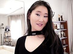 Азиатки, Большой член, Минет, Брюнетки, Собачьи, Натуральные сиськи, Молоденькие, Сиськи