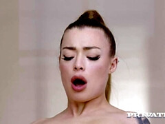 Anal, Blonde, Sucer une bite, Tir de sperme, Masturbation, Chatte, Rasée, Tatouage