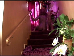 Amateur, Noire, Gode, Talons, Interracial, Embrassement, Chatte, Serré