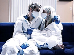 Sex during pandemic with a passionate inked teen Lola Fae