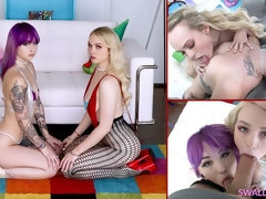 Arschlecken, Blasen, Lecken, Muschi, Flotter dreier