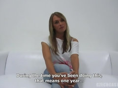 Blondine, Blasen, Tschechisch, Hardcore, Schüchtern