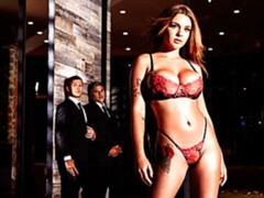 ダブル開発, 女 人男 人, 手コキする, ハードコア, 淫乱熟女, 三人, オッパイの, 濡れ