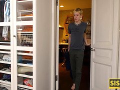 18, フェラチオ, ズームショット, Hd, ロシア人, フェラする, 驚き, オッパイの