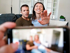 フェラチオ, 茶髪の, 口内発射, キス, なめる, ガリガリ, ティーン, オッパイの