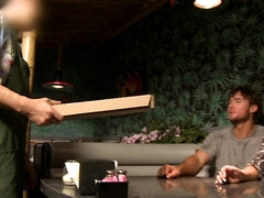 デカパイ, ブロンド, カップル, チン, ハードコア, ヒール, 公共, オッパイの