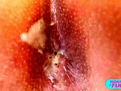 Lécher le cul, Chambre à dormir, Sucer une bite, Tir de sperme, Domination, Nue, Rasée, Douche