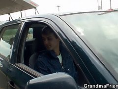 Lunettes, Mature, Homme homme femme, De plein air, Public, Réalité, Plan cul à trois