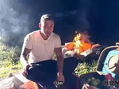 Charming POV video of a hot and horny brunette cheating with BF & getting her tight pussy drilled in public