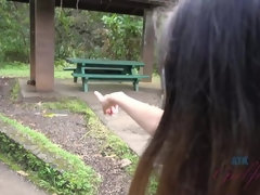 Amateur, Sucer une bite, Brunette brune, Petite amie, Masturbation, Douche, Maigrichonne, Nénés