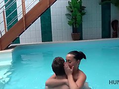 Anna Rose's POV reality porn: cash turns dark-haired lassie on for a hot fuck