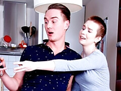 Beautiful hottie Eva Abel nicely fucked in the doggy style pose