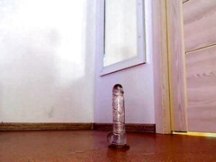 Leie, Grosse titten, Blasen, Braunhaarige, Vollbusig, Dildo, Natürlichen titten, Titten