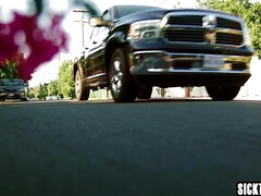 アジア人, デカ尻, ブロンド, 指いじり, レズビアン, オナニー, オマンコ, タトゥー